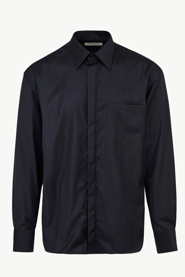 Alberto Shirt in Wool