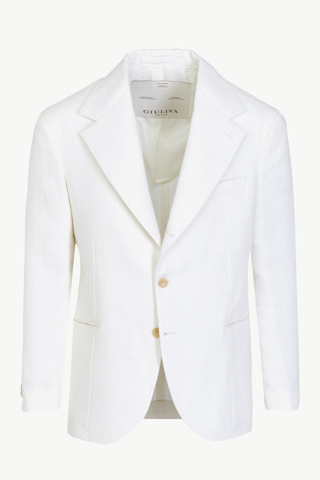 Alfonso Blazer in Linen Canvas