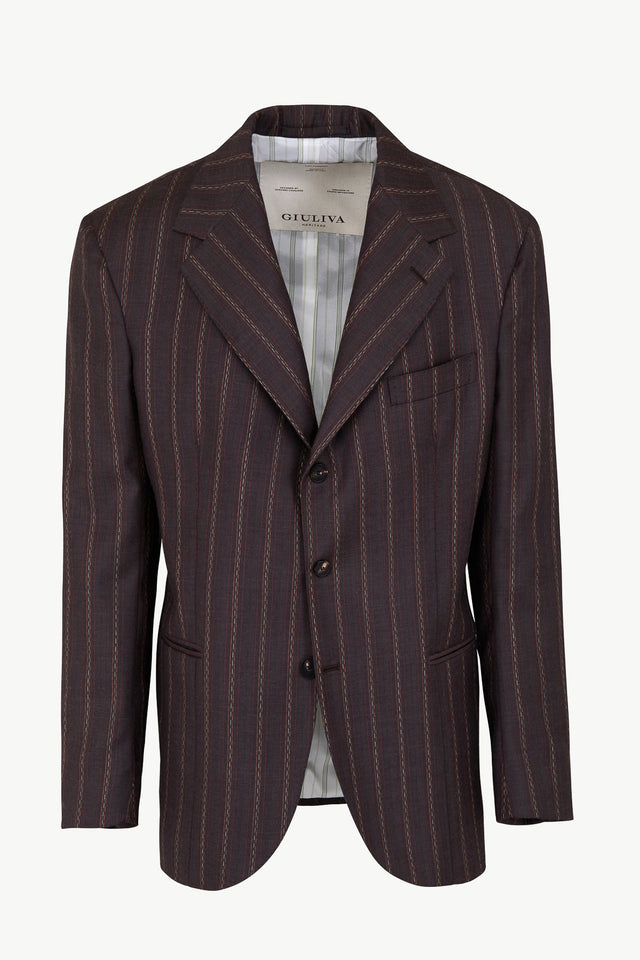 Alfonso Blazer in Wool Herringbone