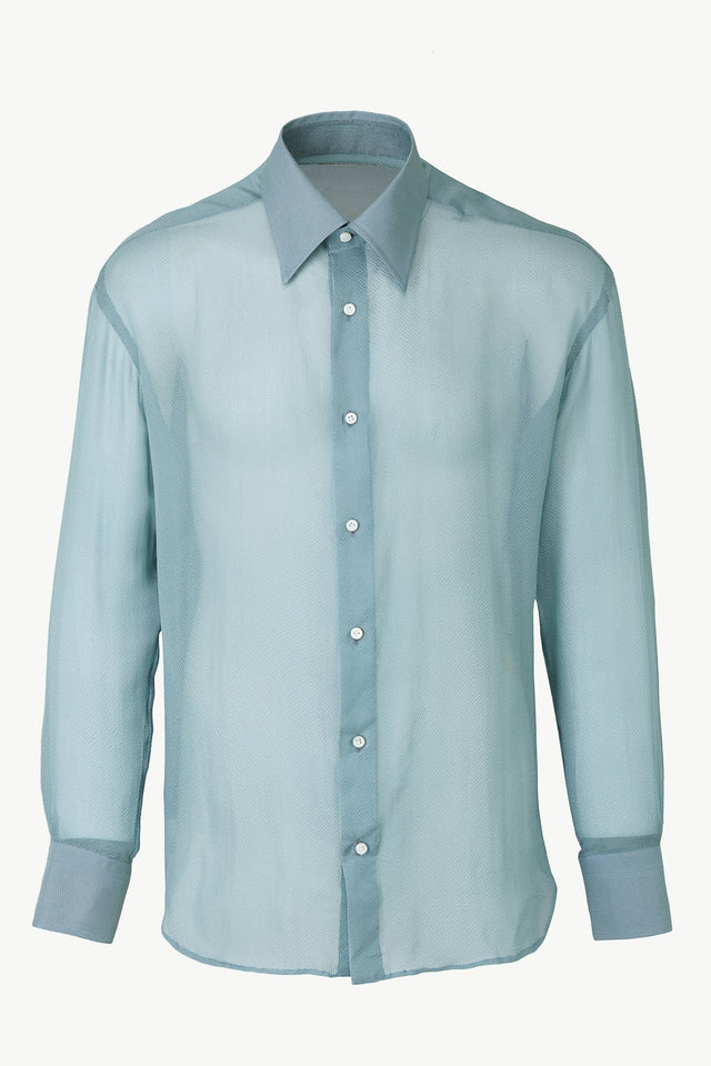 Andreas Shirt in Sheer Silk