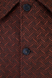 Arturo Coat In Wool Herringbone