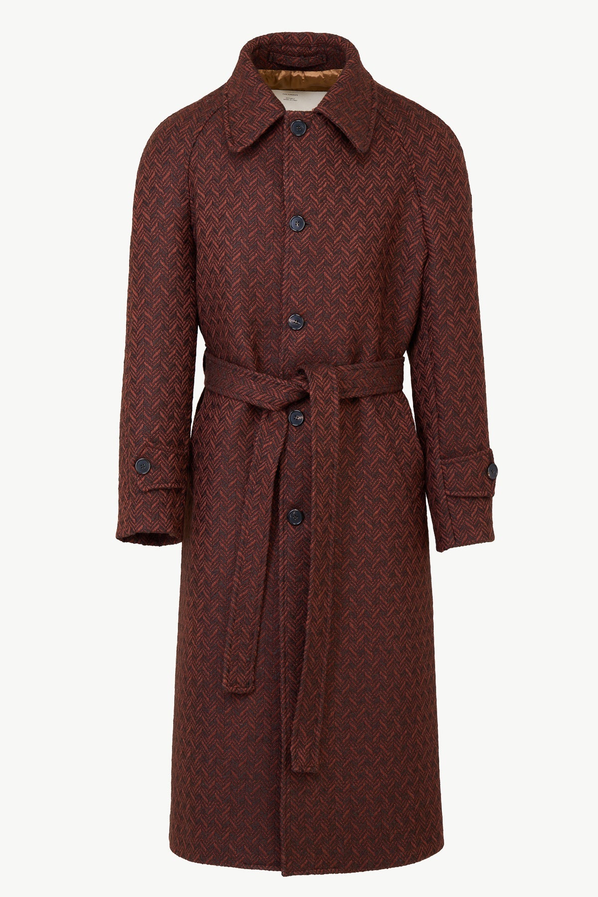 Arturo Coat In Wool Herringbone