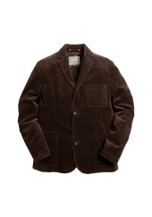 The Cashmere Cord Blazer Bark