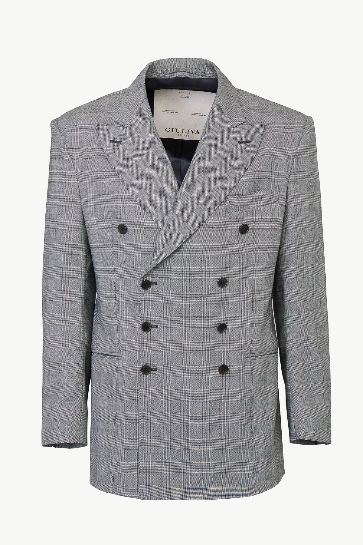 Charles Blazer In Wool Glen Check