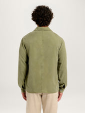 The Long Sleeve Cuban Collar Shirt Washed Tencel Lyocell