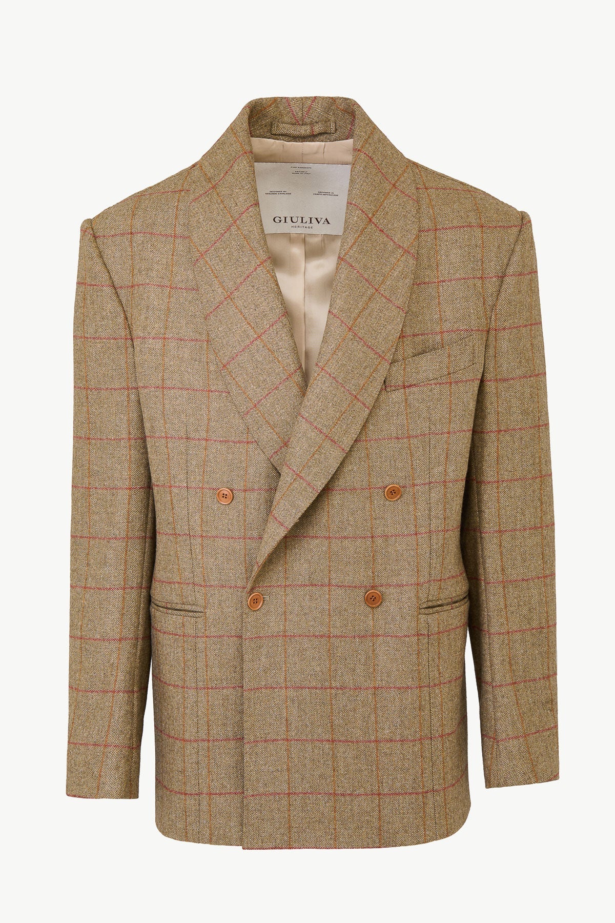 David Blazer In Wool Check
