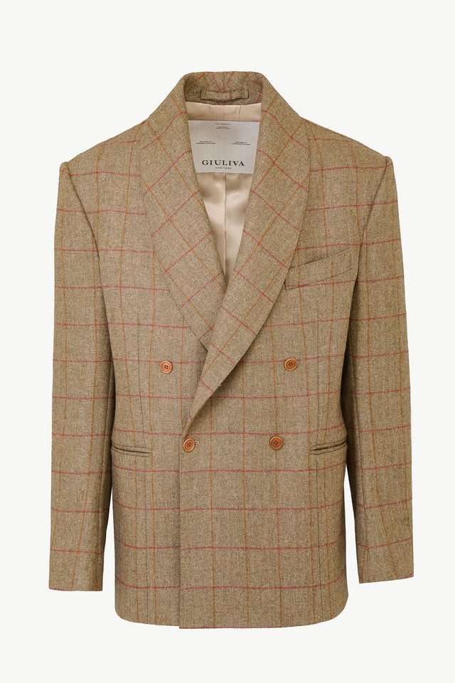 David Blazer in Wool Check