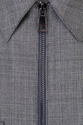 Diego Shirt In Wool Glen Check