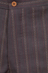 The Felice Trousers In Wool Herringbone