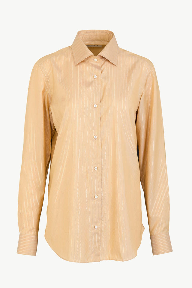 Husband Shirt in Silk Stripes