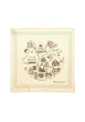 The Manchester Silk Scarf Alabaster