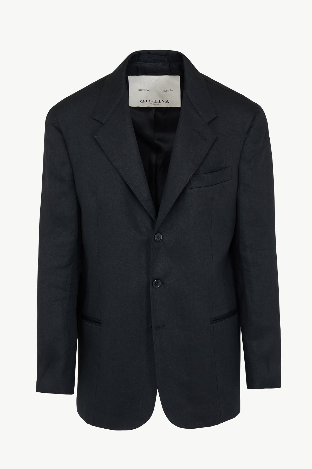 Manfredi Blazer In Linen Satin