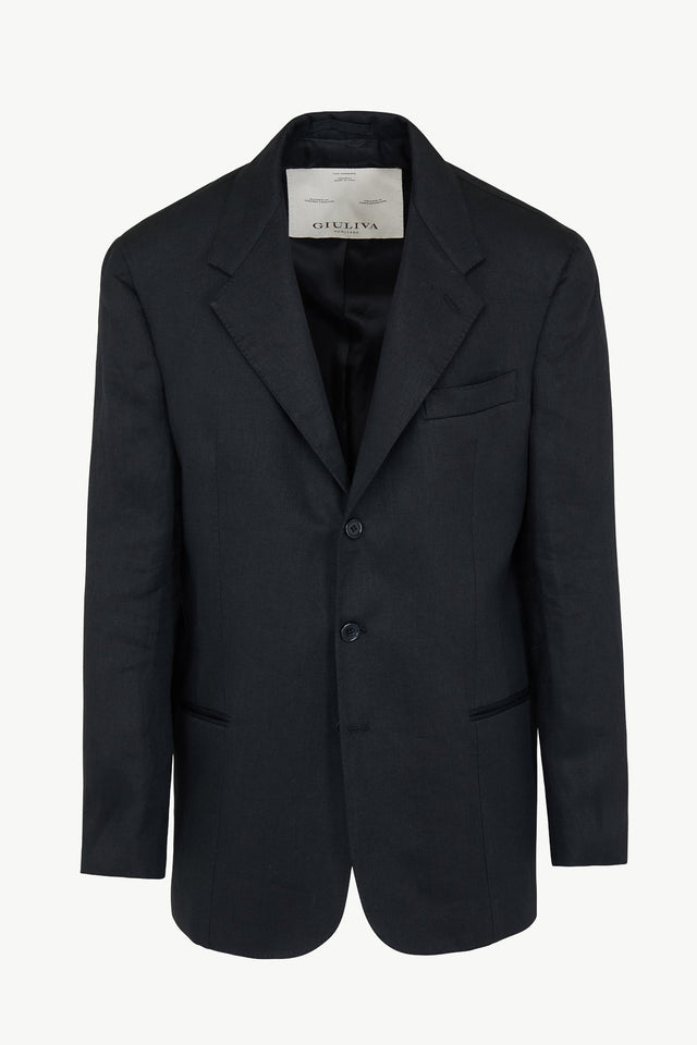 Manfredi Blazer in Linen Satin