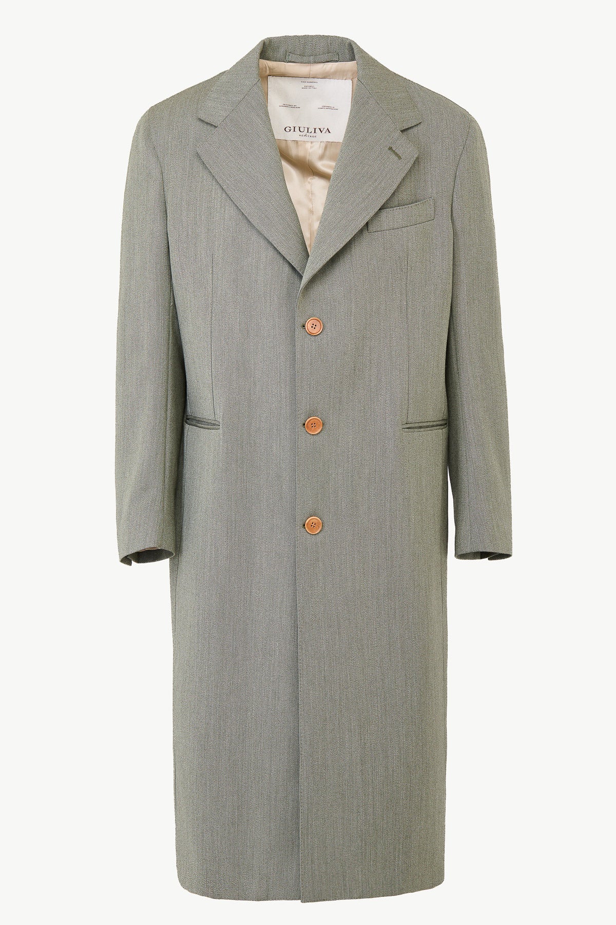 Mark Coat In Wool Covert