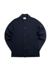 The Merino Knitted Jacket Midnight