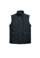 The Panama Wadded Gilet Ink