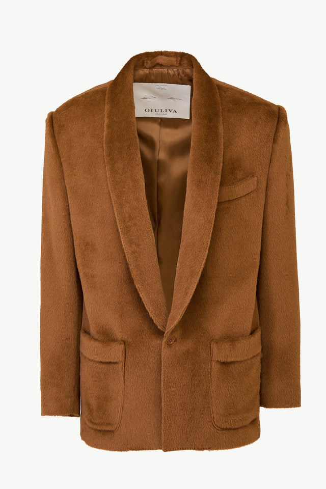 Paolo Blazer in Wool and Alpaca