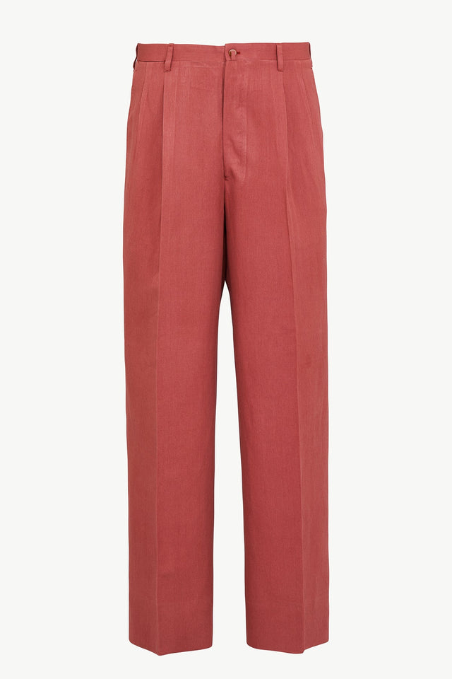 Quinto Trousers in Silk and Linen Blend