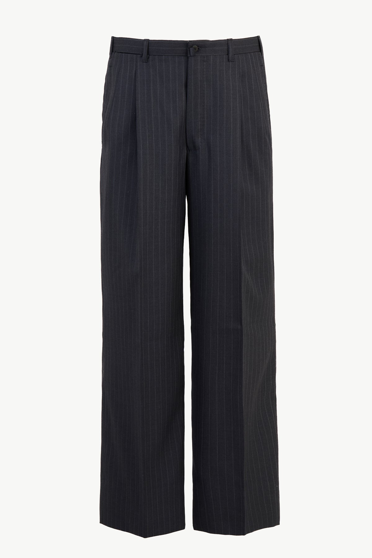 Quinto Trousers In Wool Pinstripe