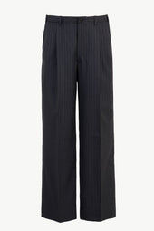 Quinto Trousers in Wool Pinstripe