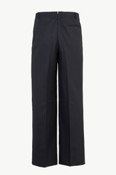Quinto Trousers In Wool Pinstripe