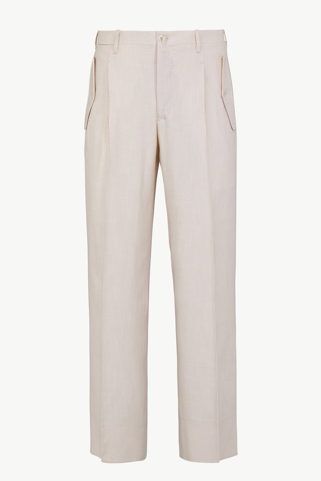 Remo Trousers in Viscose Malfilé