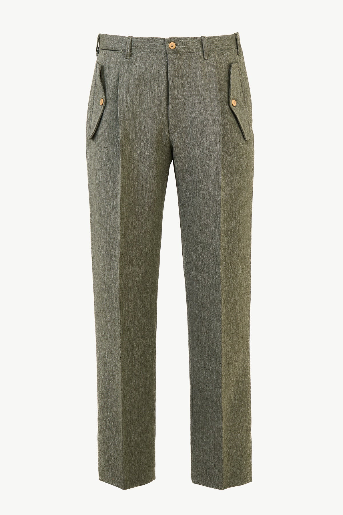 Remo Trousers In Wool Covert