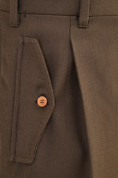 Remo Trousers In Wool Drill