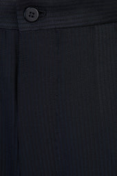 Smoking Trousers In Textured Silk Blend