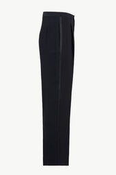 Smoking Trousers In Textured Silk Blend