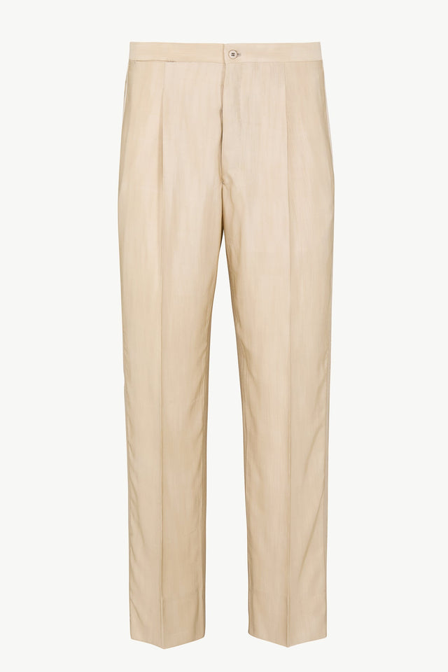 Smoking Trousers in Viscose Faille &Silk