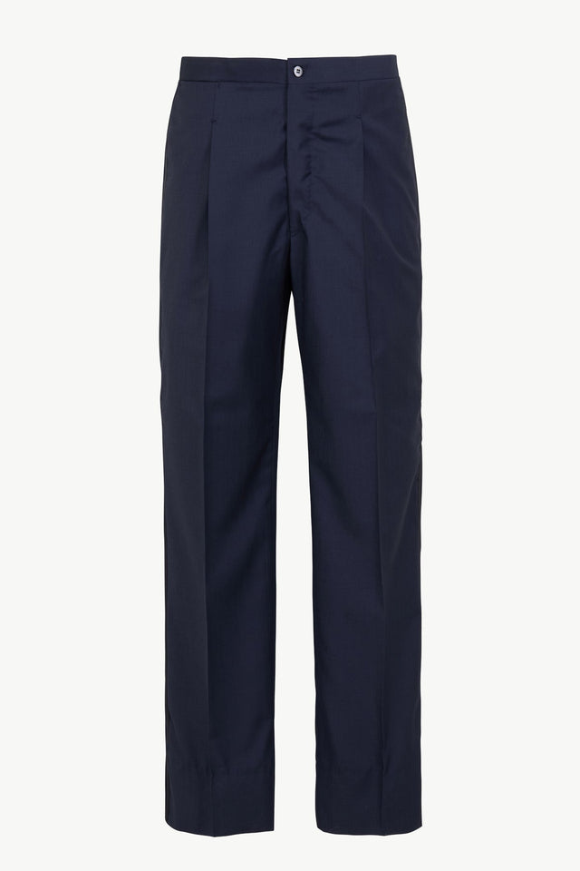 Smoking Trousers in Wool and Mohair