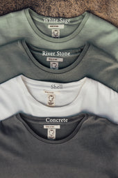 The Stamp 9oz Organic Cotton - White Sage