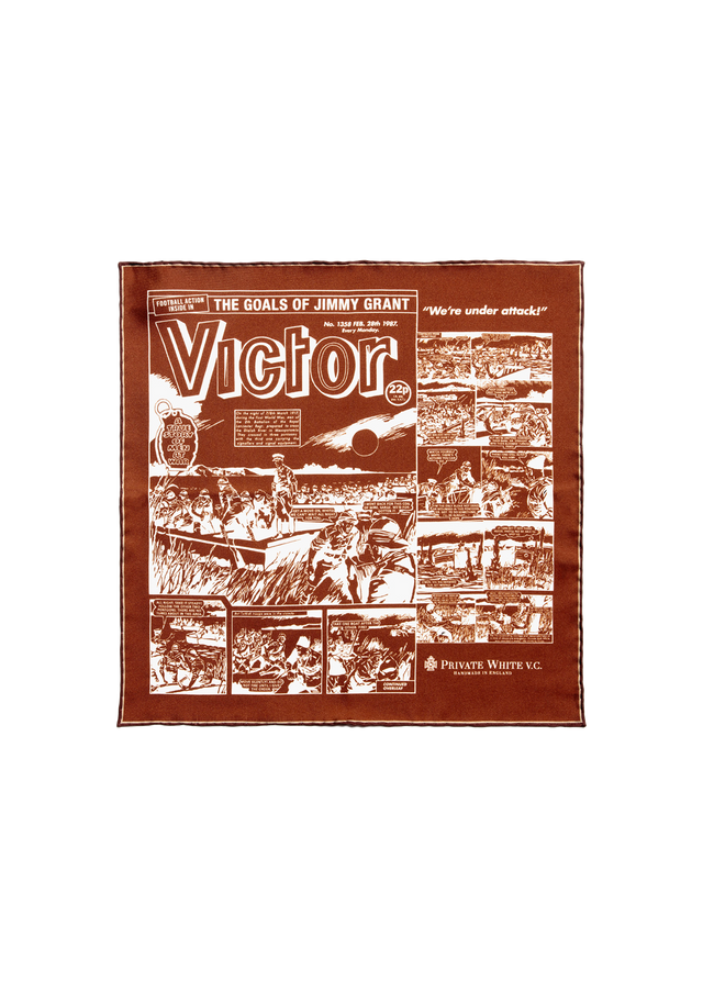 The Victor Pocket Square