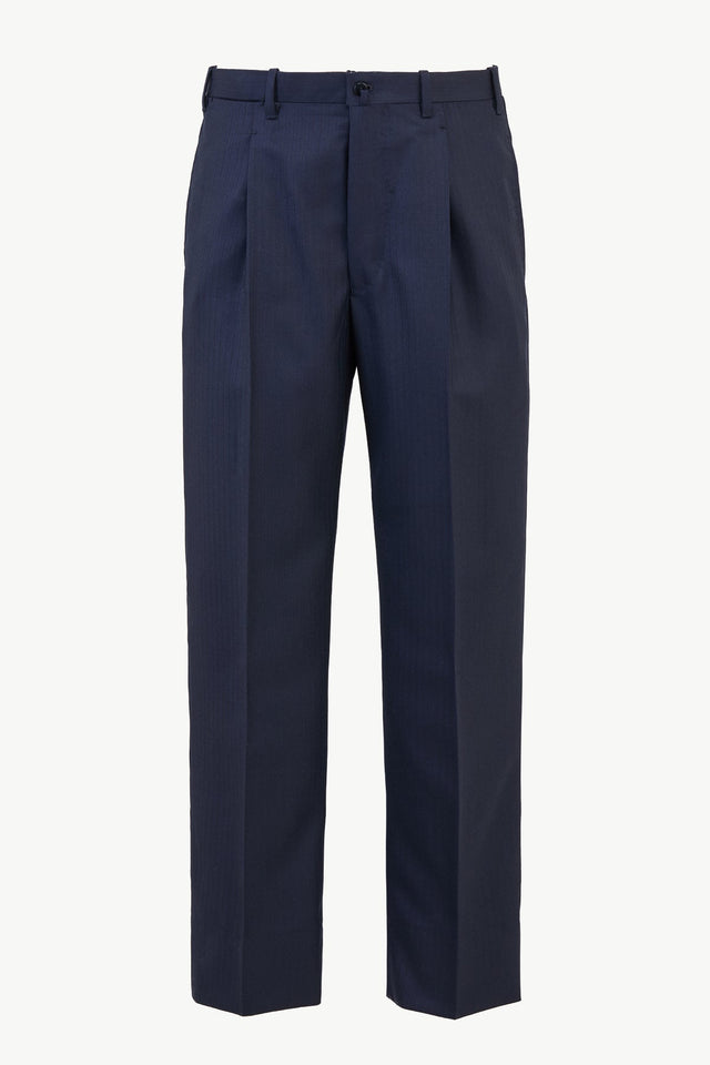 Vito Trousers in Wool Herringbone