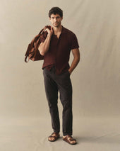 The Arlo Sweater Polo In Texture Knit