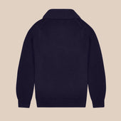 Cashmere Painter S Shawl Collar Cardigan In