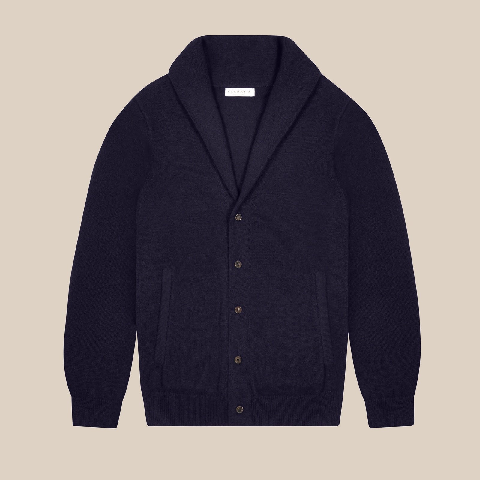 Cashmere Painter S Shawl Collar Cardigan In