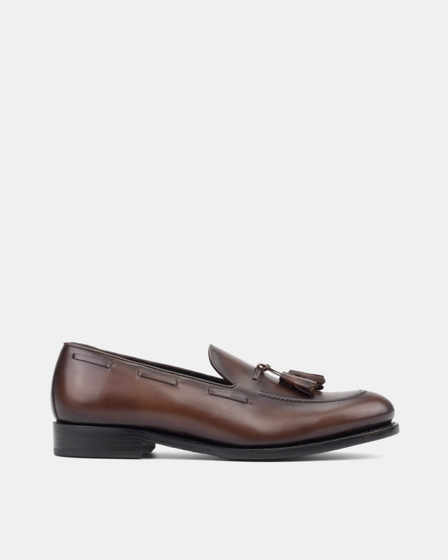 Thomas Brown Calf with Half-Rubber Soles - 675