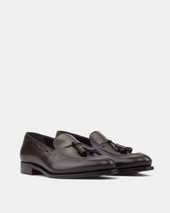 Thomas Dark Brown Tassel Loafer 675