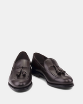 Thomas Dark Brown Tassel Loafer 675