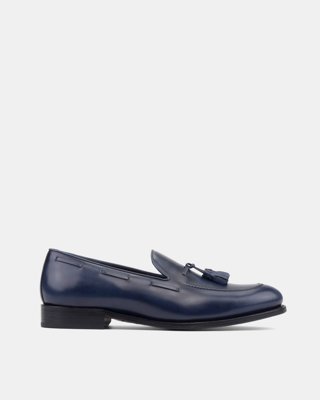 Thomas Navy with Half-Rubber Soles - 675