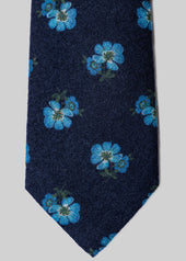 Floral Flannel Tie