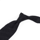 Silk Knitted Tie Self Stripe Pattern