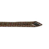 Wool And Silk Foulard Tie Beige And Sage Green Neat Print