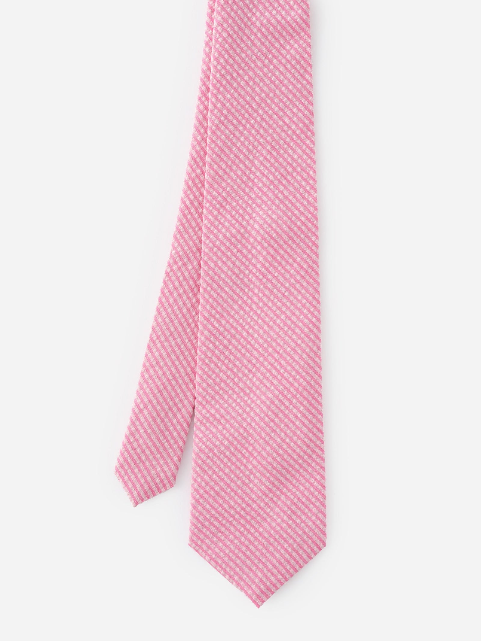 Pink Stripe Seersucker Tie Men S Ties J Mclaughlin