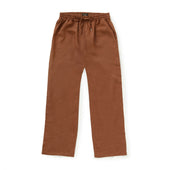 Tobacco Linen Trousers - New