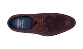 Derby Bitta Choc Suede