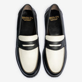 Spectator Loafer - Blanc & Noir Milled - Armin Last