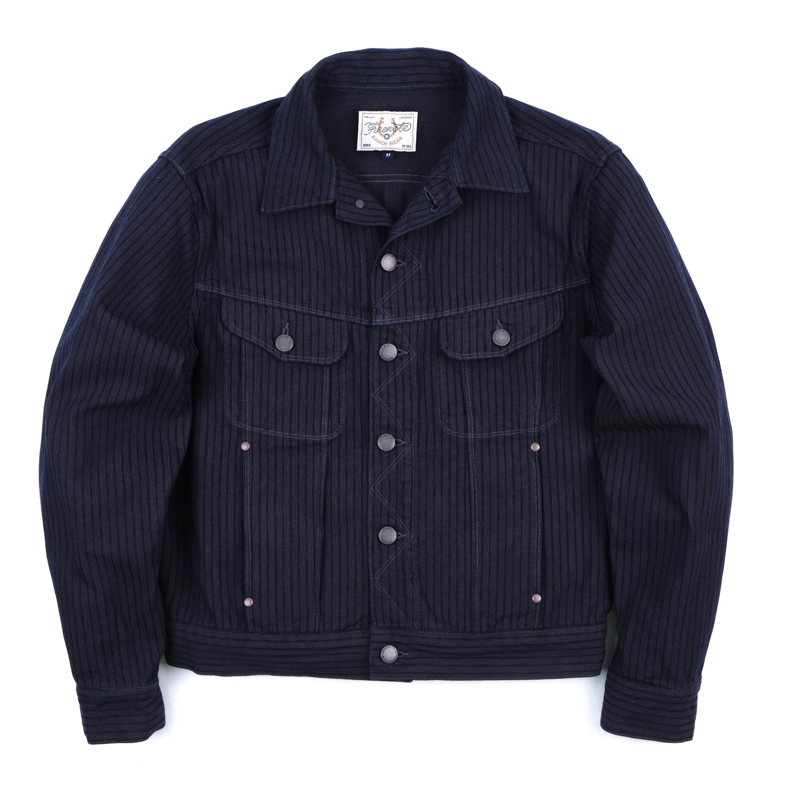 High Low Herringbone Dobby Jacket